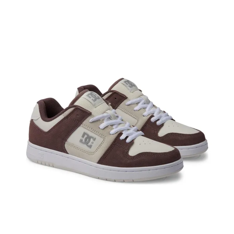 DC Shoes Manteca Low Top Skateboard Shoes Women's Beige Umber-2