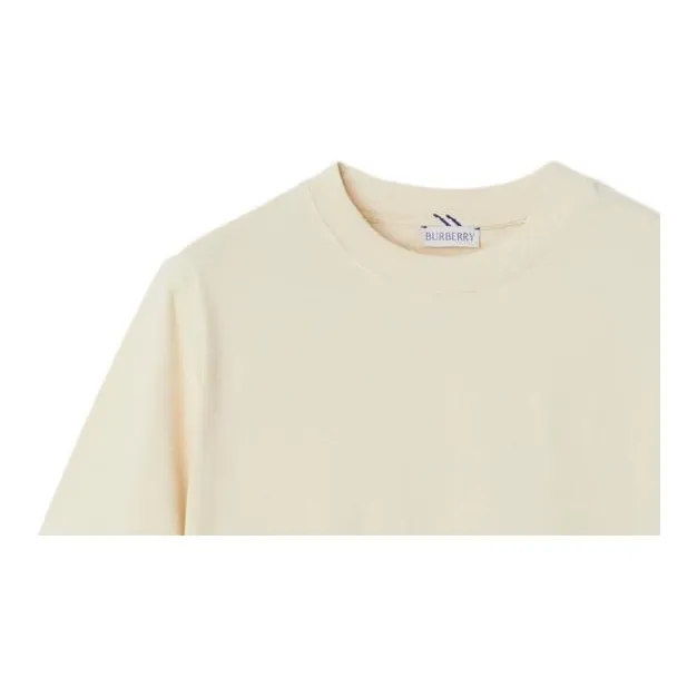 Burberry Logo Patch Crewneck T Shirt-5