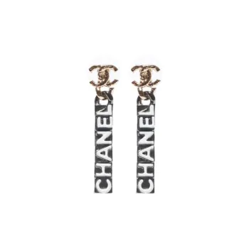 CHANEL 2021 Cc Logo Earrings
