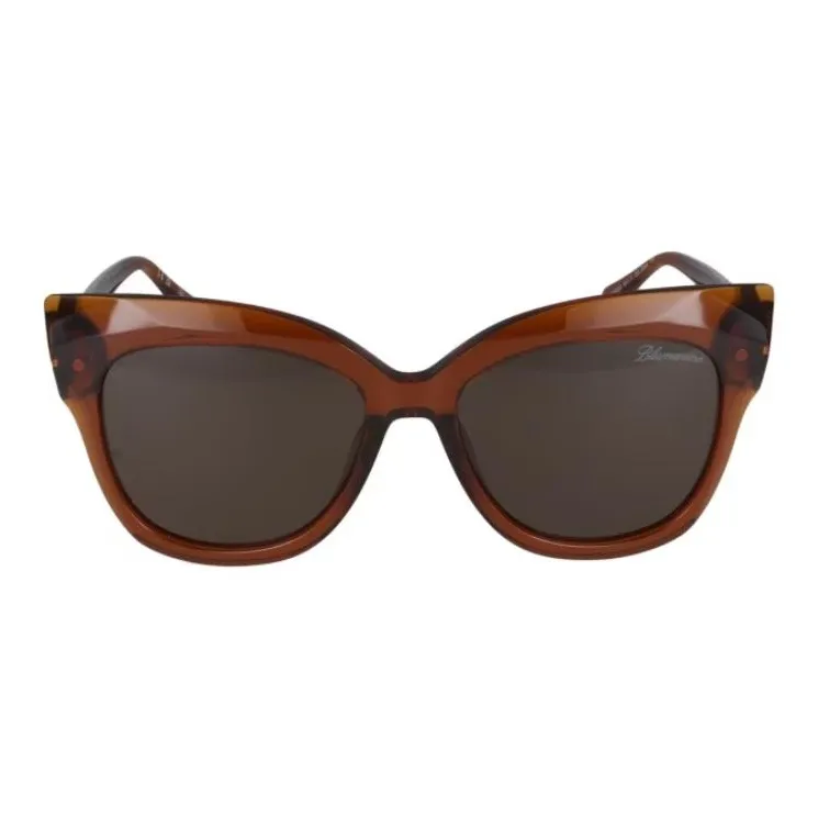Blumarine Acetate Acetate Cat Eye Sunglasses Women's Brown-1