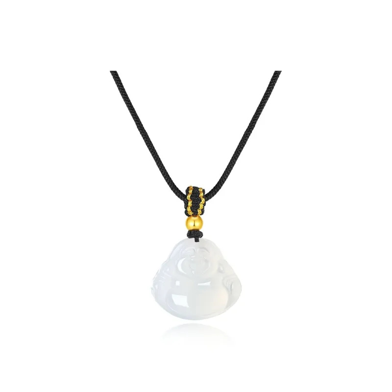 FUSSEM Chalcedony Necklaces Unisex-0