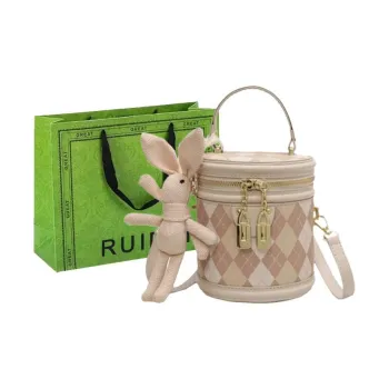 RUIPAI PU Crossbody Handbags Regular Women's Pink/Ecru/Khaki/Black