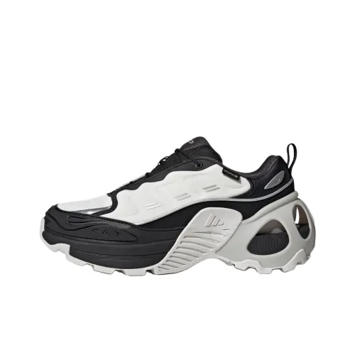 Adidas Wonder Runner Anti Slip Wear Resistant Low Top Running Shoes Unisex Black White
