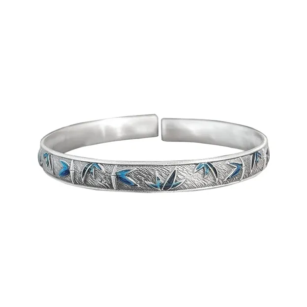 CUTE DAME S999 Sterling Silver Bracelets Women's Silver-0