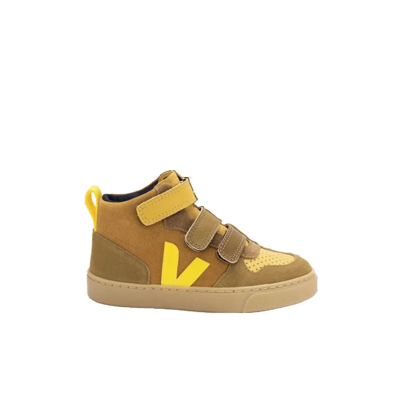 VEJA V-10 High-Top Kids' Skateboarding Shoes Brown Kids'-1