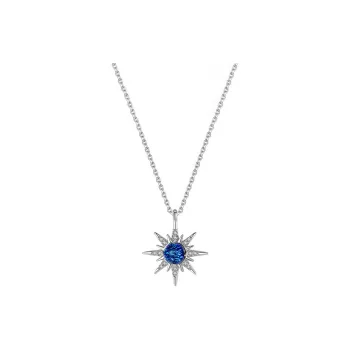 Heart Grass S925 Silver Necklaces Women's