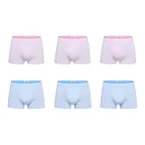 6 Pack (3 Light Pink+3 Blue)