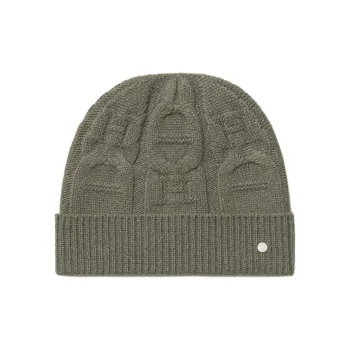 HERMES Cashmere Beanies Men's Umber