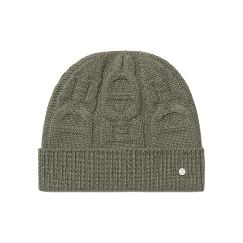 HERMES Cashmere Beanies Men's Umber-0