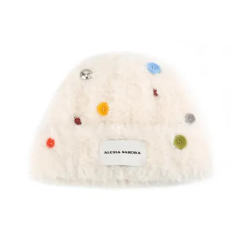 Alexia Sandra Polyester Beanies Women's White