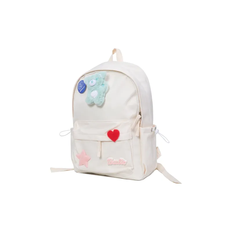 OTA Fabric Backpack Unisex Ecru/Blue-1