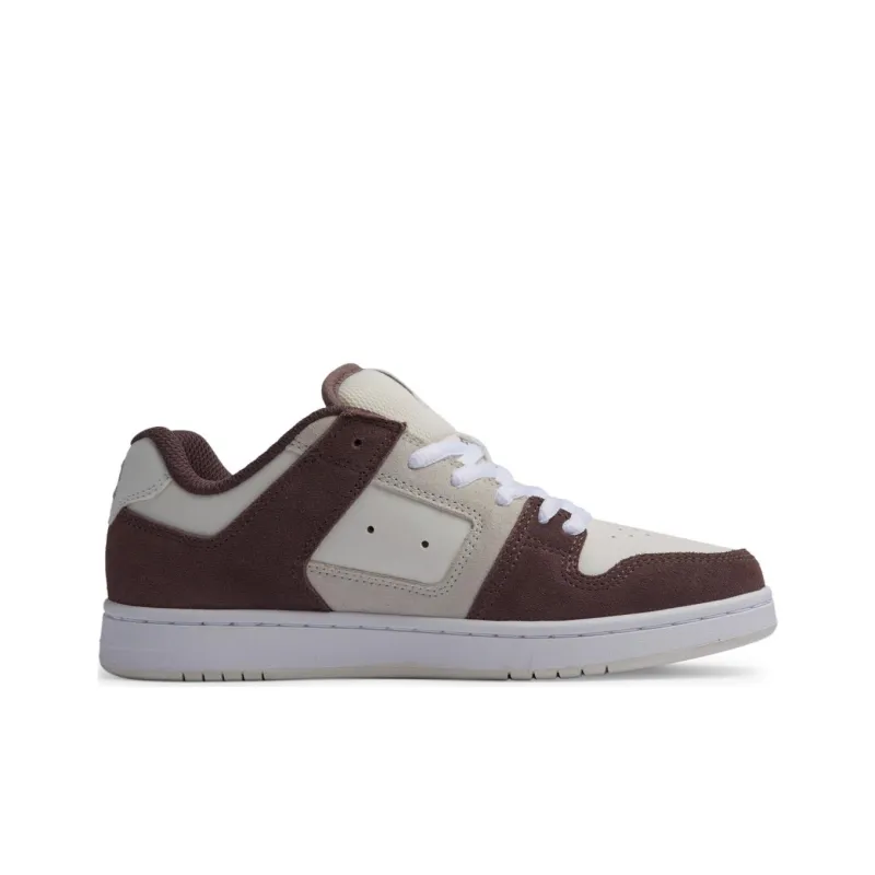 DC Shoes Manteca Low Top Skateboard Shoes Women's Beige Umber-1
