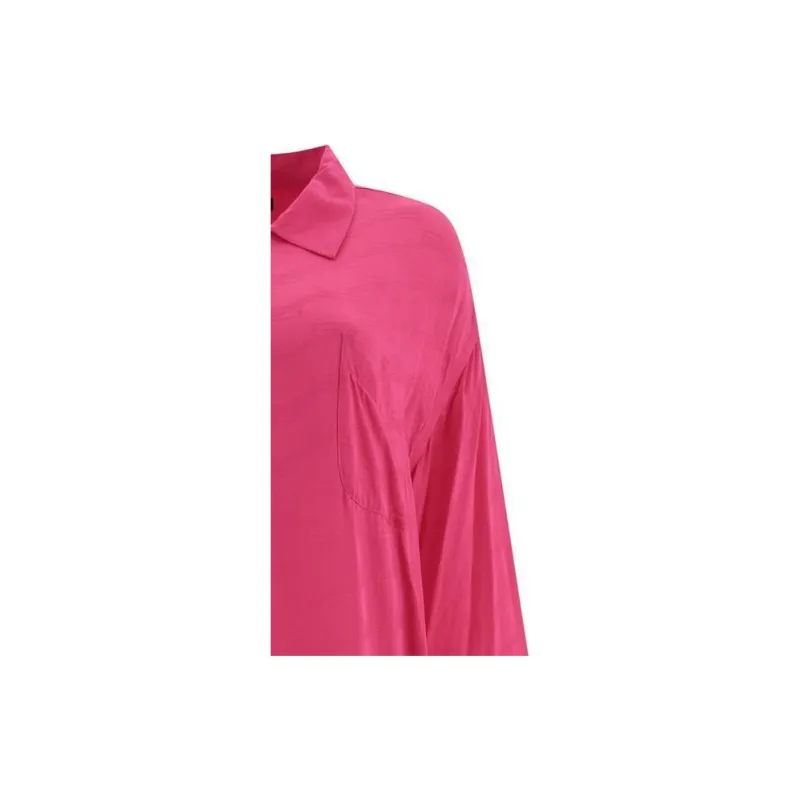 Balenciaga Bb Monogram Jacquard Long Sleeved Shirt-3