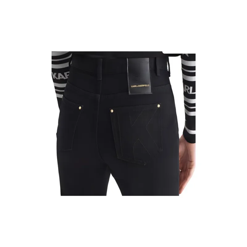 KARL LAGERFELD SS23 Jeans Women's Black-9