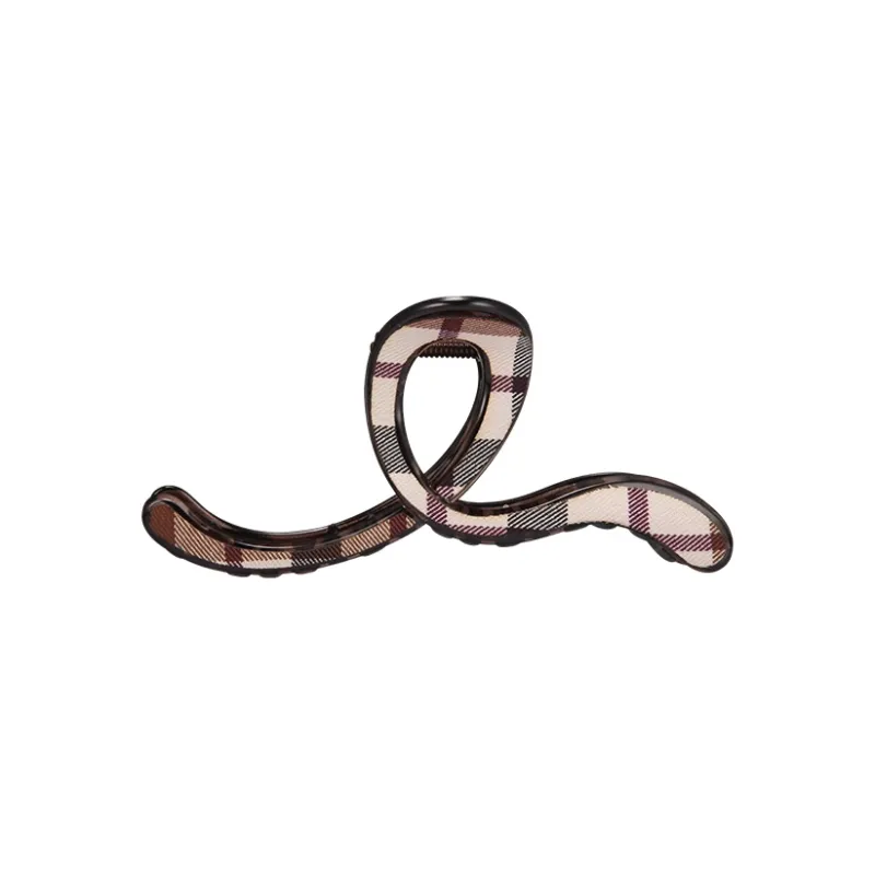 Peach Tea Acrylic Hair Clips Women's-7