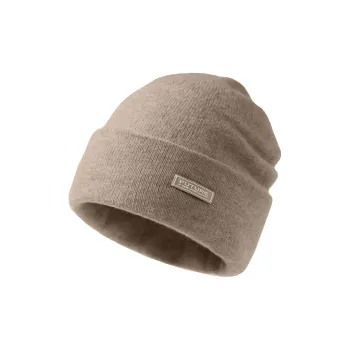 SIGGI STUDIOS 100% Sheep Wool Beanies Women's Mouse Tail Gray/Tranquil Black/Light Heather Beige