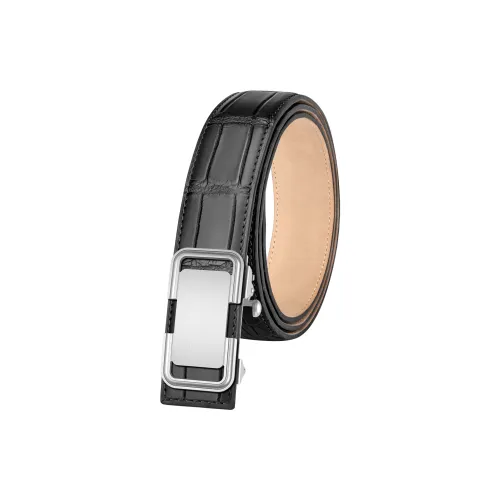 CATELLES Crocodile Leather Leather Belts Men's 3.4cm