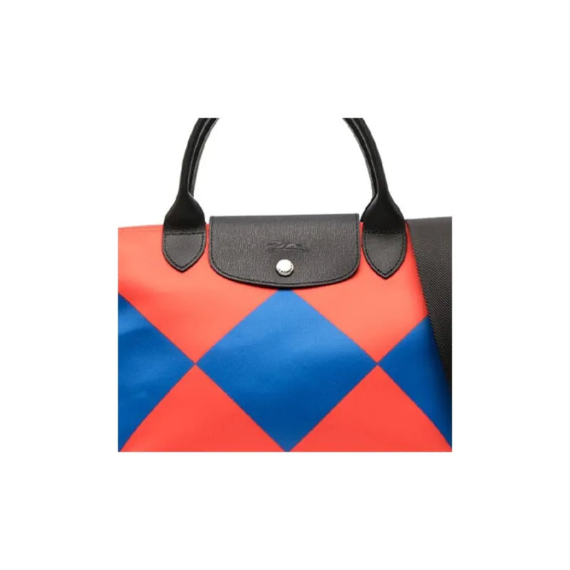 LONGCHAMP Le Pliage Recycled Polyester Canvas Bag, Shoulder Bag, Crossbody Bag, Handbag Small Size Women's Bright Red-2