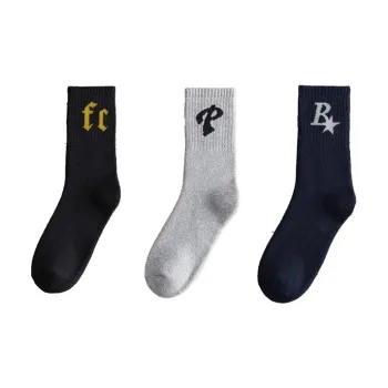 YUZHAOLIN Mid Calf Socks Men's Combo Set
