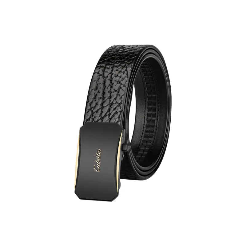 CATELLES Top Grain Cow Leather Leather Belts Men's 3.5cm-4