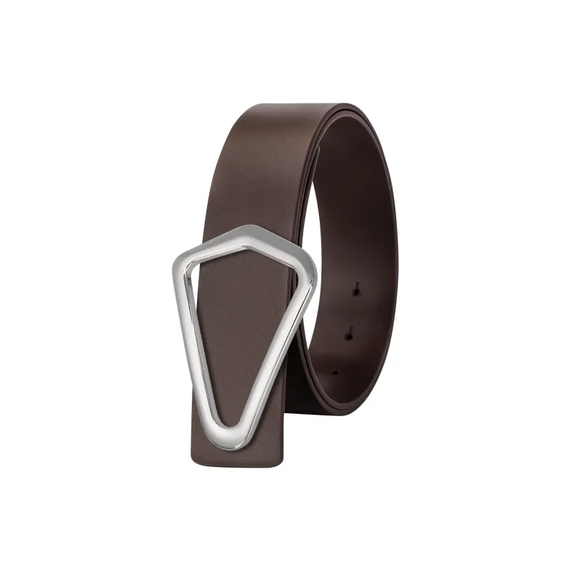 CATELLES Top Grain Cow Leather Leather Belts Women's Black/Coffee/Camel 3.8cm-5
