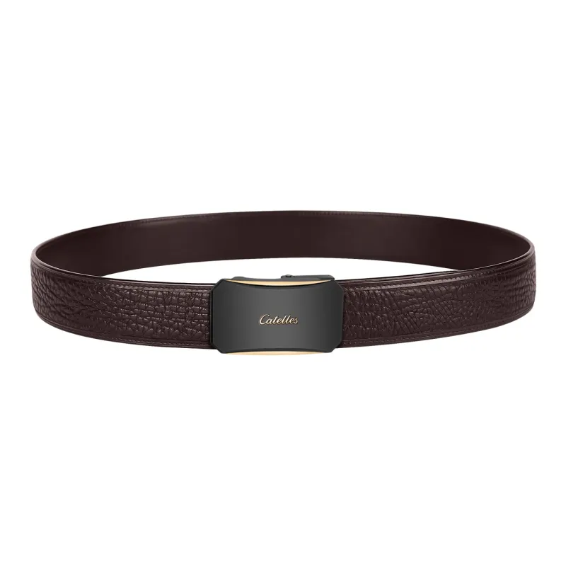 CATELLES Cow Leather Leather Belts Men's 3.5cm-9