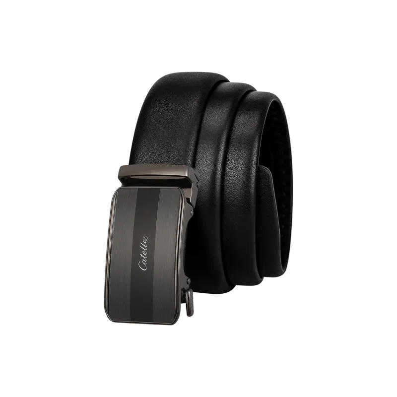 CATELLES Top Grain Cow Leather Leather Belts Men's 3.5cm-1