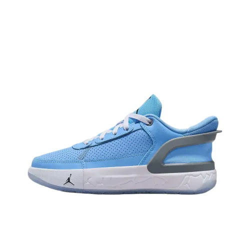 Jordan DAY1 Anti Slip Wear Resistant Low Top Children's Basketball Shoes Blue Teenagers