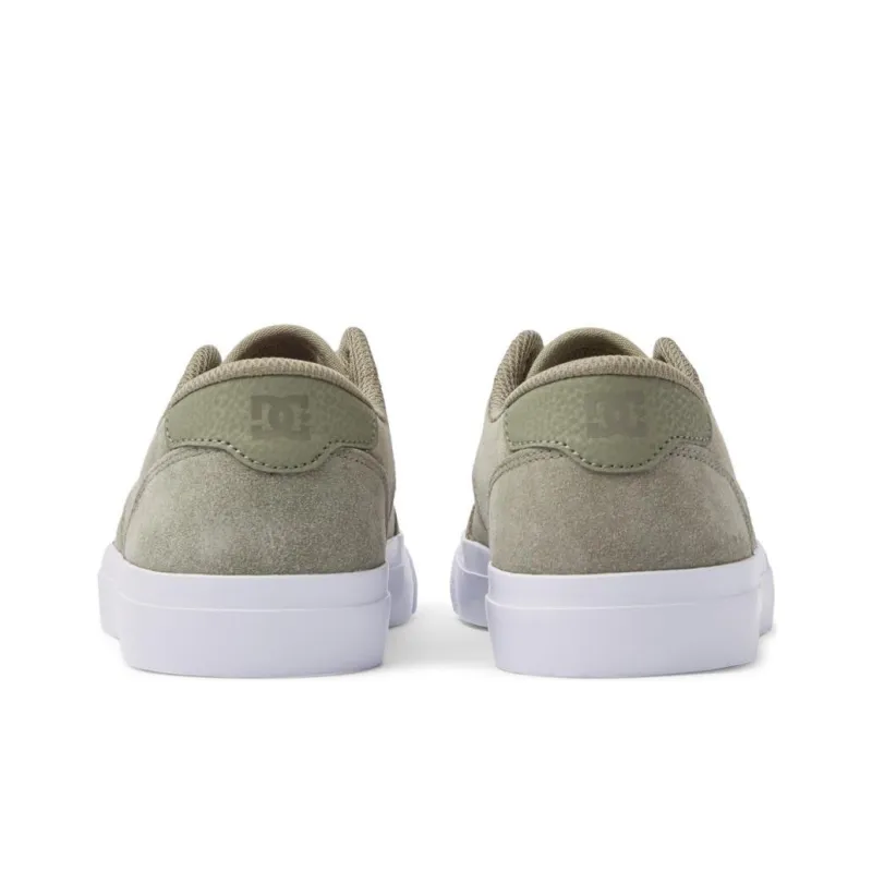 DC Shoes Teknic Anti-Slip Wear-Resistant Low-Top Skateboard Shoes Men's Green-4