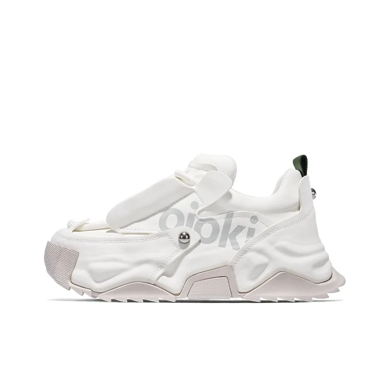 SALAXI Cushioning Height Increase Low Top Chunky Sneakers Unisex-0
