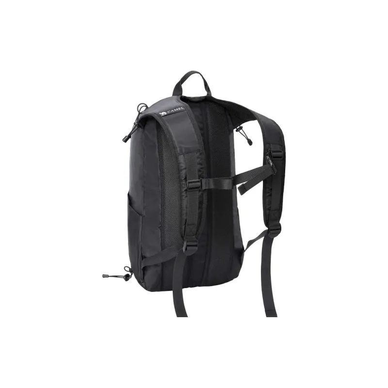 CAMEL Fabric Backpack Regular Unisex Black-2