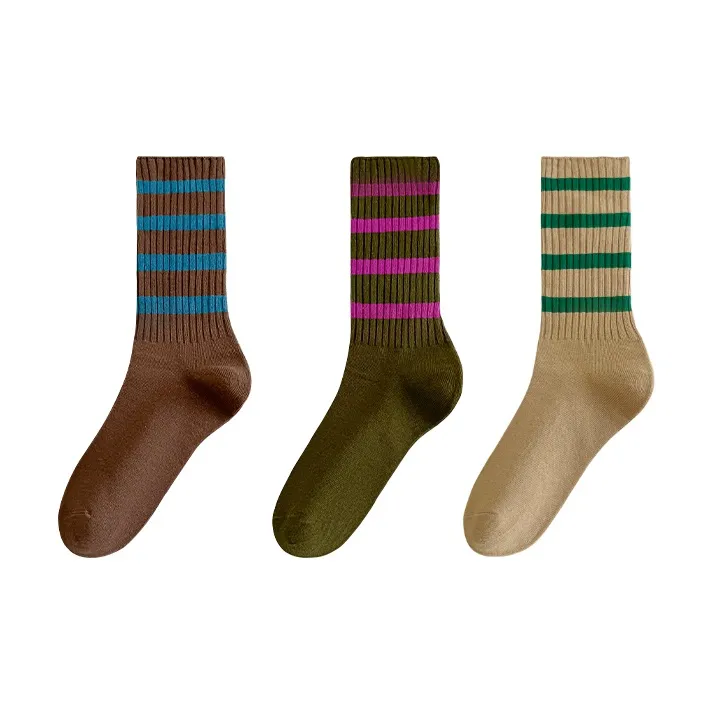 Caramella Mid Calf Socks Women's Combo Set-14