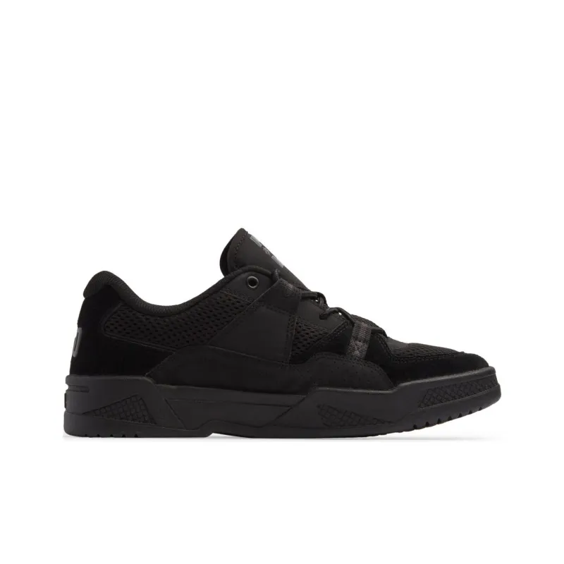DC Shoes Construct Anti Slip Wear Resistant Low Top Casual Shoes Men's Black-1