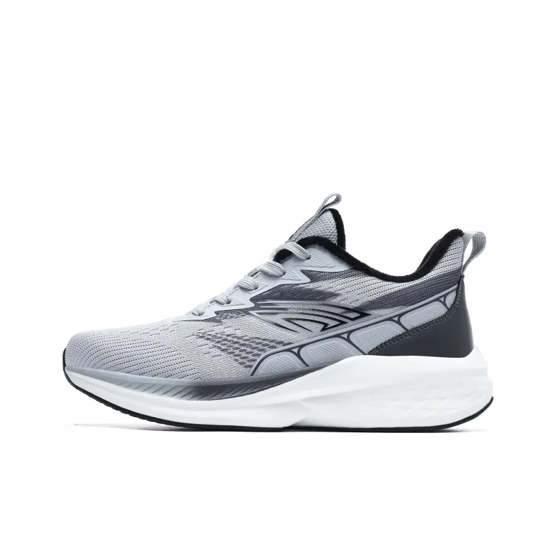 BTE Warm Height Increasing Rebound Low-Top Carbon Plate Casual Running Shoes Men's-0