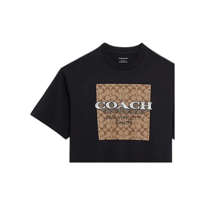 COACH T Shirts Men Black-5