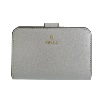 Furla Leather Wallet Medium Size Women's Gray