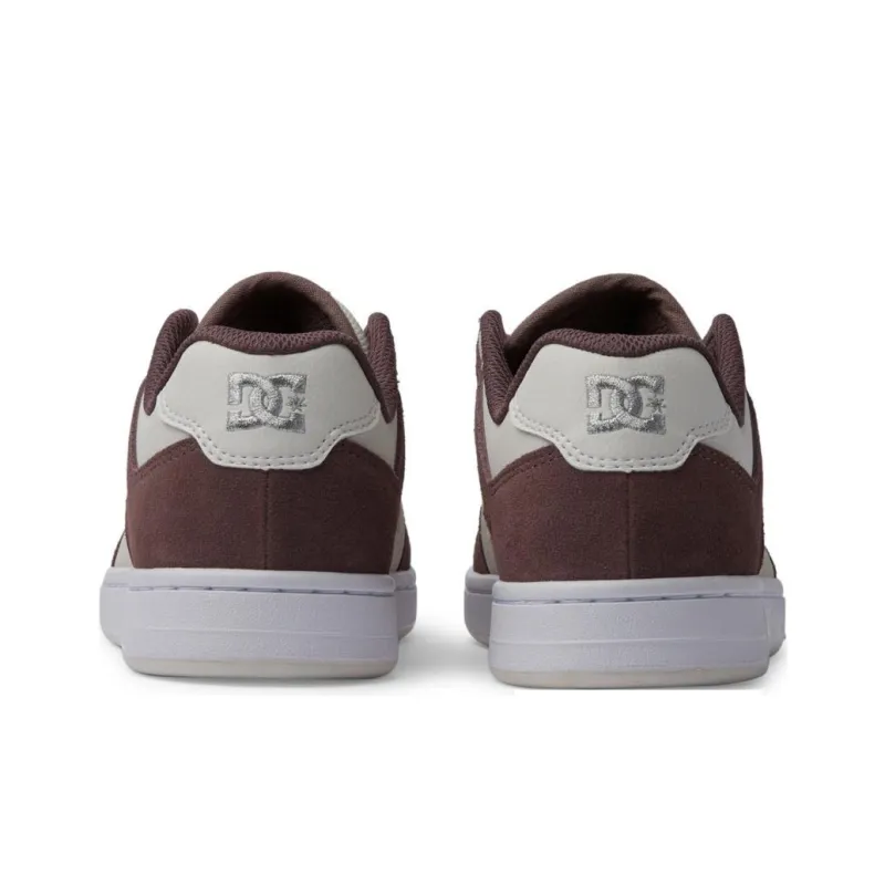 DC Shoes Manteca Low Top Skateboard Shoes Women's Beige Umber-4
