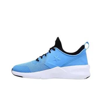 Converse Fastbreak Anti Slip Wear Resistant Low Top Vintage Basketball Shoes Unisex Blue