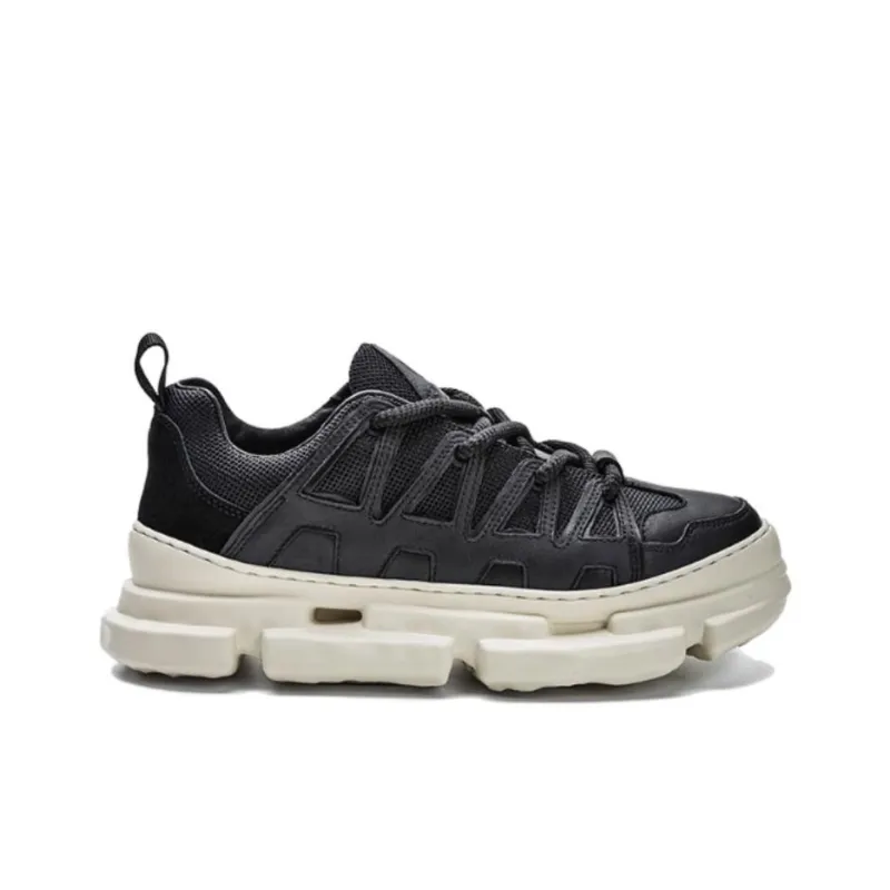 NAUTICA Anti Slip Wear Resistant Low Top Chunky Sneakers Women's Black-1