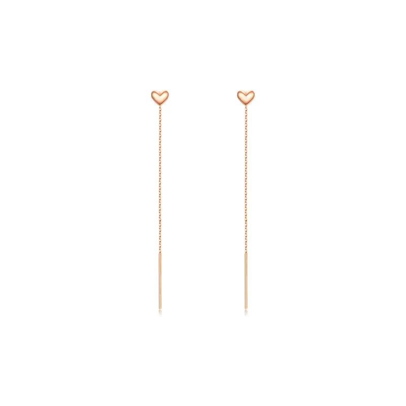 Zocai 18K Gold Drop Earrings Women's-0