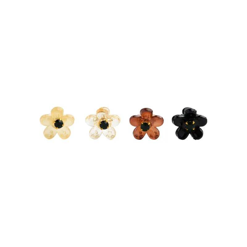 Yiru Acrylic Artificial Crystal Small Hair Claw Clip Hair Clip Claw Clip Women's-0
