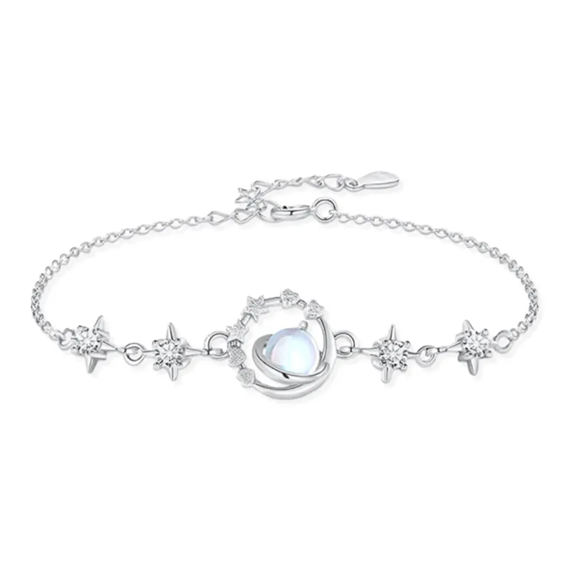 STQ S925 Silver Bracelets Women's Gift Box Set-0