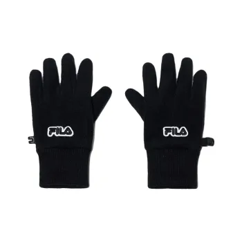 FILA Wool Knit Gloves Kids' Black