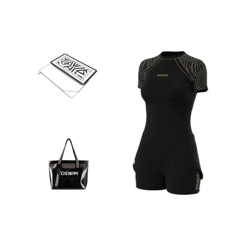 TOSWIM Swim Set Vacation Three Piece Set Women's Night Sea Stars