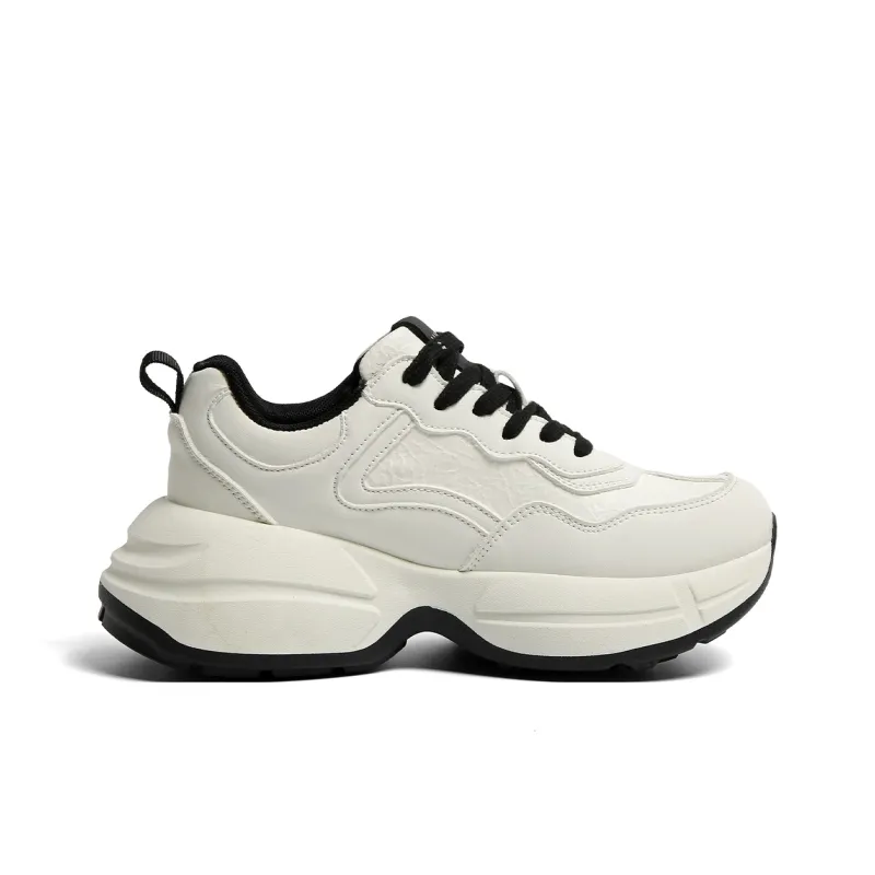 HUANQIU Cushioning Anti-Slip And Wear-Resistant Low-Top Chunky Sneakers Women's-1