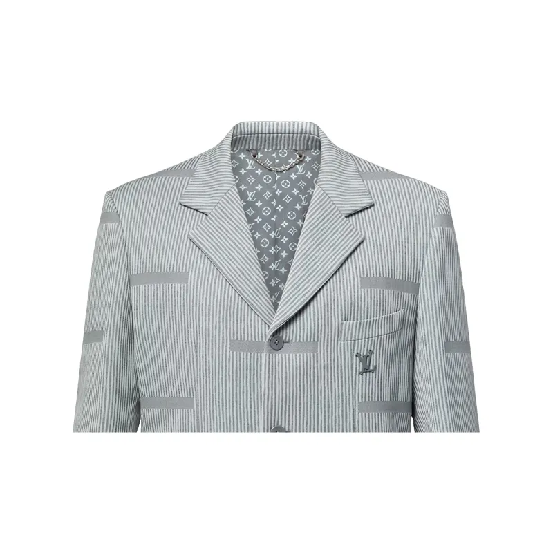 LOUIS VUITTON Lv X Park Seo Bo Tailored Wool Single Breasted Jacket-5