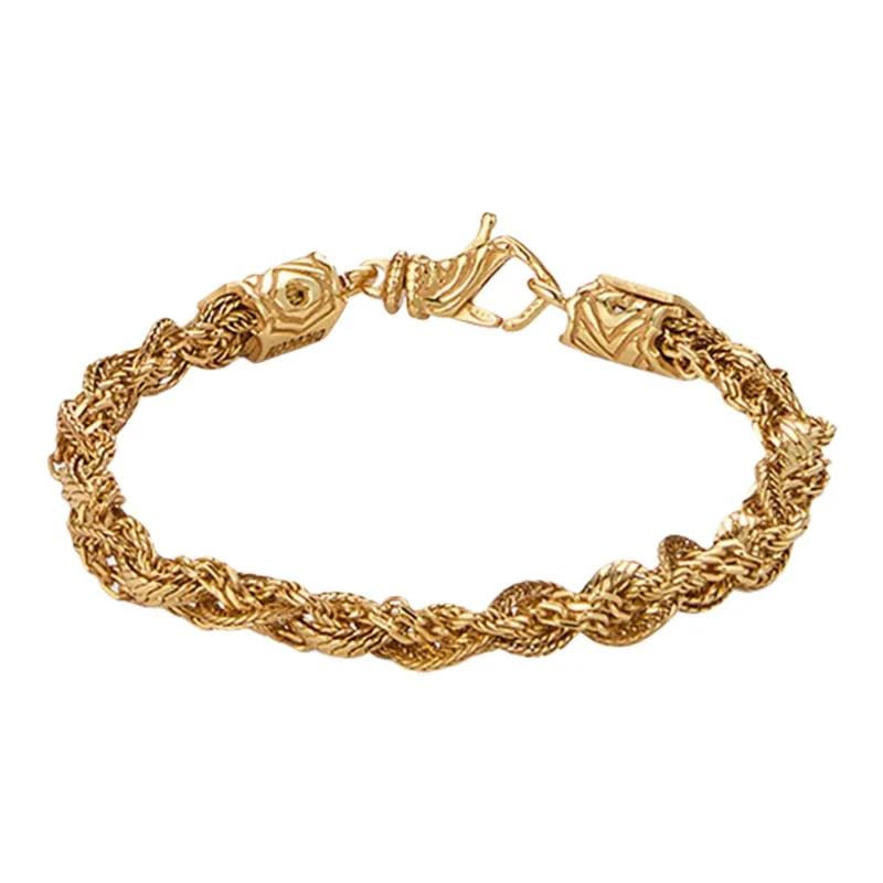 EMANUELE BICOCCHI Rope chain Silver Bracelet-1
