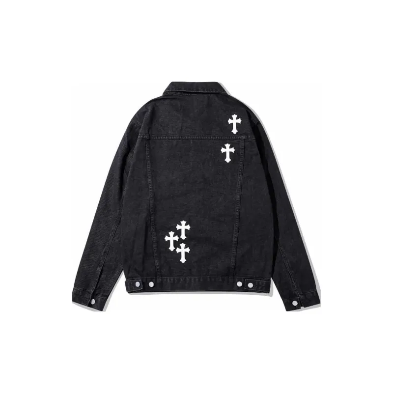 Chrome Hearts SS23 Denim Jacket Men's Black-1