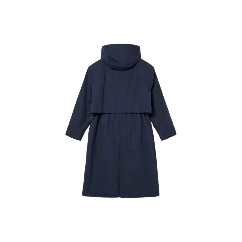 LACOSTE Trench Coat Women's Marine Blue-1