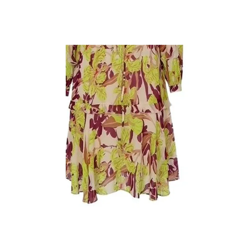 PINKO FW23 Long Sleeved Dress Women's Multicolor-5